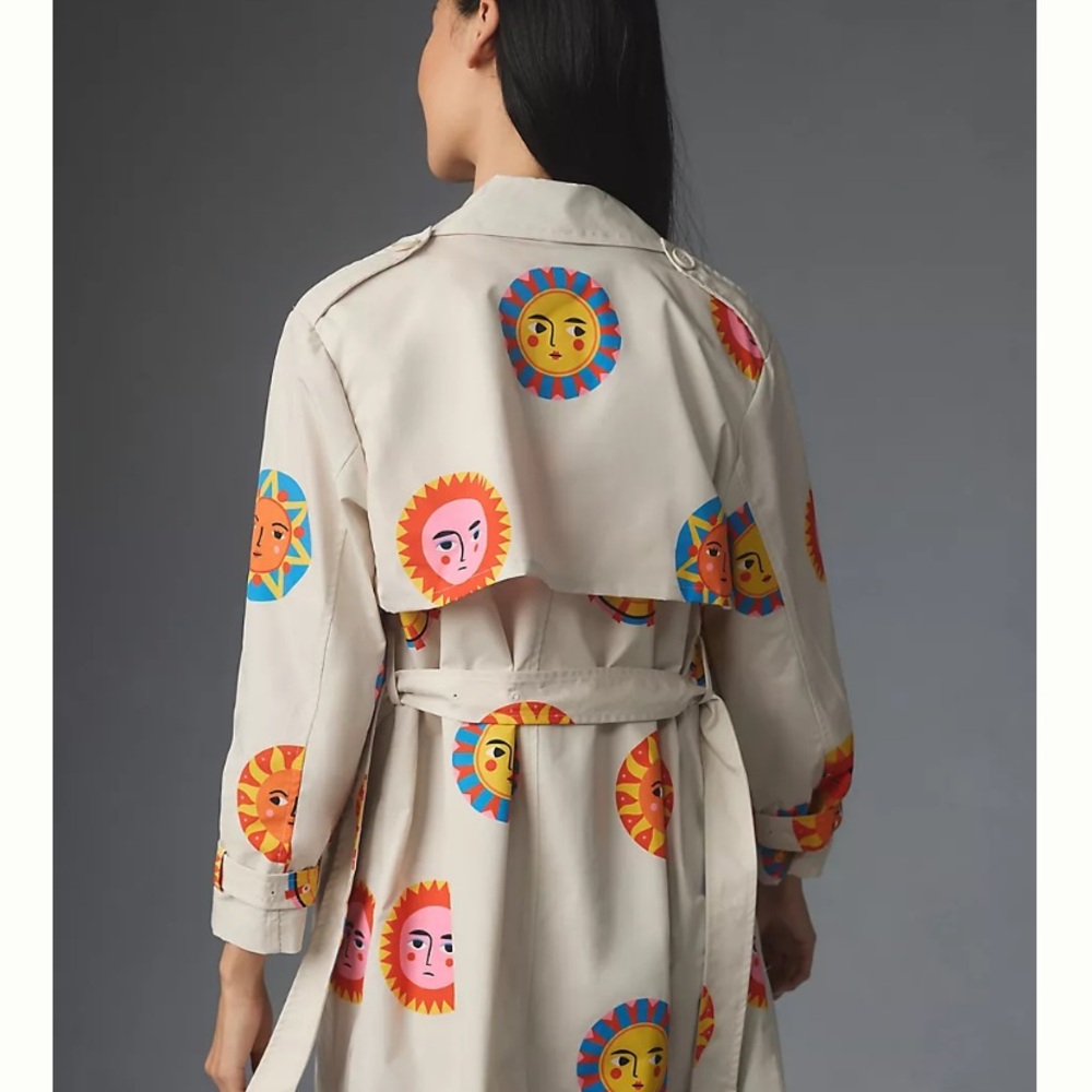 Anthropologie - PEPA Loves Basic Trench with Boho vibe ☀️ - Picture 2 of 13